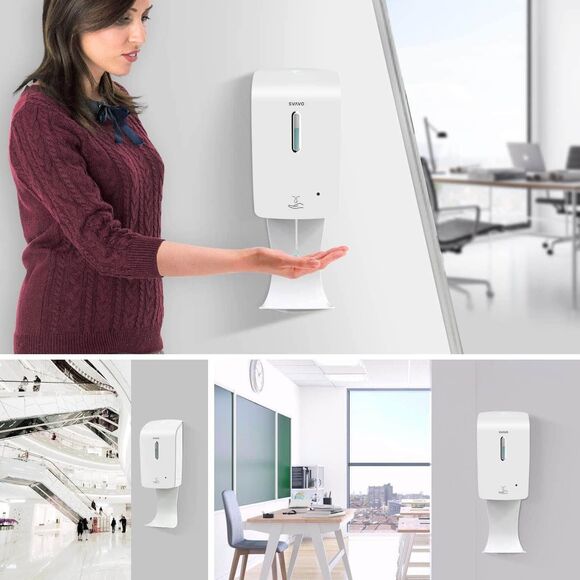 SVAVO Automatic Soap Dispenser Touchless Liquid Soap Dispenser Wall Mount - Picture 3 of 7